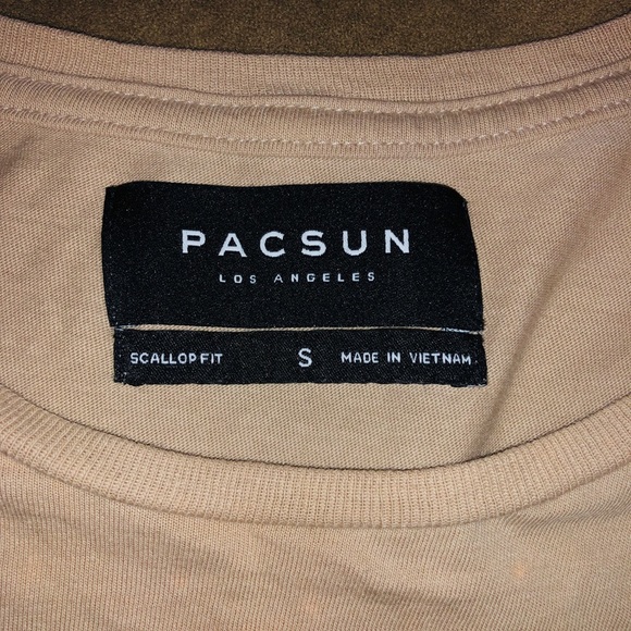 Pacsun short sleeve tan shirt - Picture 3 of 4